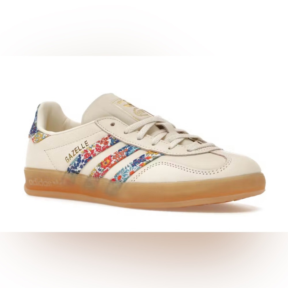 adidas Gazelle Cream Floral Sneakers